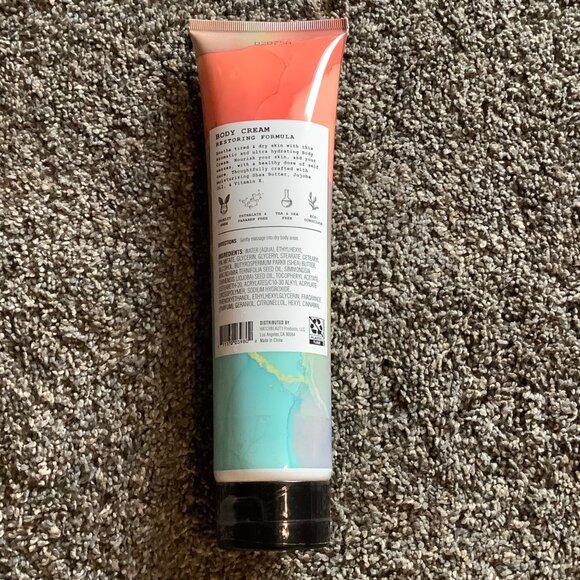 Body Cream Restoring Formula Vanilla & Rose 11.5 Oz Hatchbeauty 5 Deep Breaths - Picture 3 of 4